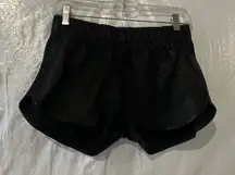 Rails Black Leather Snake Shorts Size Medium