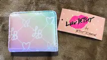 Betsey Johnson pastel mini wallet. New with tags.