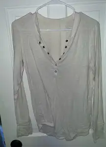 Aerie Ribbed Henley Top