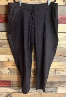 Ashley Stewart Gray Diamond Print Dress Pants Size 20‎