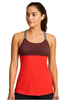 Training sport cami top red black Sz M