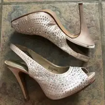 Size 8 Champagne LT Shania Heels