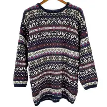 Vintage American Eagle Outfitters Fair Isle Print Sweater