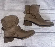 Sonoma Faux Fur Women's Tan Ankle Boots