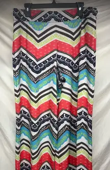 Lolly Wolly Doodle Red and Blue Patterned Garment