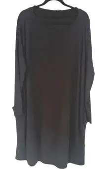 COS Black Long Sleeve Pocket Tunic Dress Size Large Minimalist Contemporary