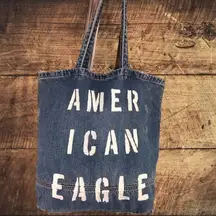 American Eagle outfitters Jean tote purse!