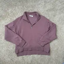 Purple Quarter Zip