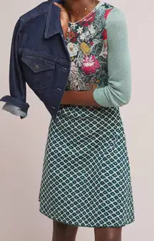 ALDOMARTINS wool floral knitted sweater dress XL