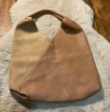 Shiraleah‎ Arden Tote Shoulder Bag Vegan Leather Suede Tan Purse Camel