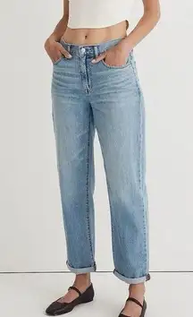 J. Crew Vintage Straight Leg Mid Rise Rolled Cuff   Cropped Denim Jeans B18