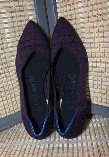 Women's Rothy's 2020 Limited Ed. The Point Cranberry Plaid