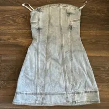 Aje Denim Tube Dress