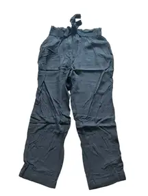 Joe B by Joseph Benbasset Black Flowy Paper Bag Pull On Pants Women’s Size Small