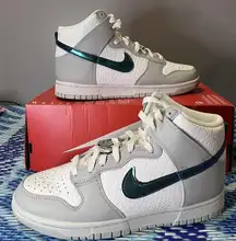 Nike  Dunk High Ring Bling DR7855 100 Summit White/Grey Fog Women’s Size 9.5