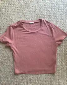 Garage Pink Crop Top