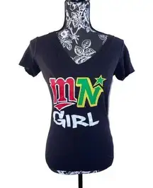 Rep Minnesota MN V Neck T shirt Twins North Stars Hockey Baseball Zumiez