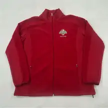 Philadelphia Phillies MLB World Series 2008 Red Full Zip Fleece Jacket Women XL