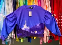 Disney parks x her universe magic kingdom Cinderella puff sleeve sweater M NWT