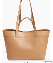 Women's Brown Medium Essentials Leather East/West Tote