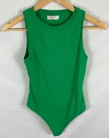 Babaton  Aritzia Contour High Neck Green Bodysuit Size Small