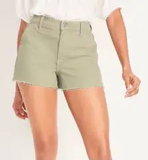 Old Navy Higher High Rise Sky Hi A Line Cut‎ Off Shorts