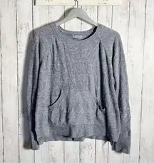 Barefoot Dreams Cozy Chic Lite Gray Pullover Sweater