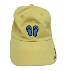 Vintage Y2K Life is Good Yellow Flip Flop Baseball Hat