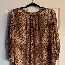 New York and Co. leopard print dress