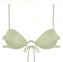 Montce Jade Sparkle Elany Bikini Top XL New