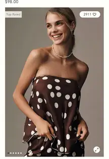 Maeve Polka Dot Top