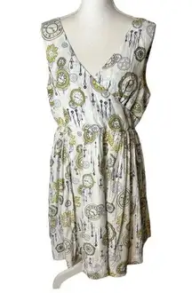 Modcloth  Bea & Dot Time is of the Elegance Clock Print Dress XL