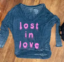 Lost In Love Graphic Top