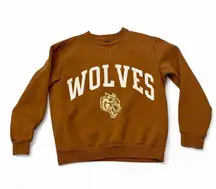 Rare Never Worn Darc Sport Wolves Bushido Code Tan Crewneck Sweater Size M