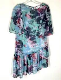 Lovers + Friends NEW  Sz XS Revolve Cala Tie Dye Watercolor Dress