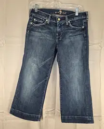 7 For All Mankind Womens‎ Dojo Capri Jeans 28