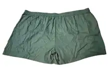 NWT Universal Standard Green Shorts Pockets Lightweight 6” Inseam Elastic SZ 4XL