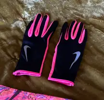 Gloves Set Hat Pink