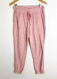 PJ Salvage Pink Terry Jogger Sweatpants Size Medium