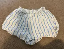 Aerie Shorts Linen High-Waisted Blend