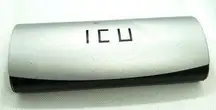 ICU Black & Silver Glasses Case