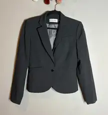 Calvin Klein charcoal grey blazer jacket