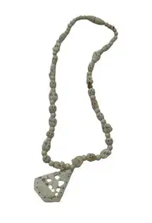 Vintage hand carved Elephant necklace tribal ethnic