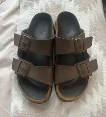 Birkenstock Arizona Sandals Leather Brown