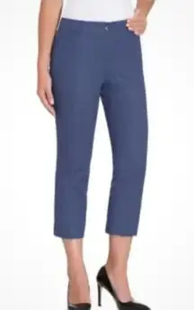 Hilary Radley Hillary Radley crop pants geometric blue six