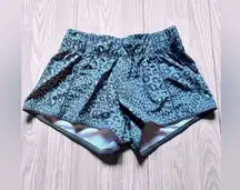 HURLEY Women’s Leopard Print Camo Green Swim Shorts