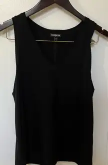 Express Women's Black Sleeveless Top