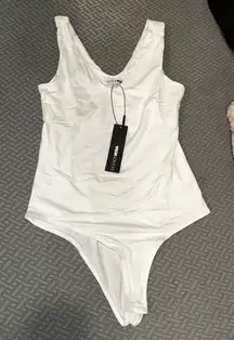 Fashion Nova White Bodysuit