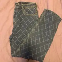 Hollister patterned high waisted jeans