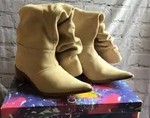 Winner Suede Boots Beige Women’s 5.5 M New In Box